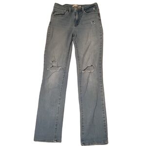 Levi’s Jeans 724 High Rise Straight Jeans Size 27 Distressed Look